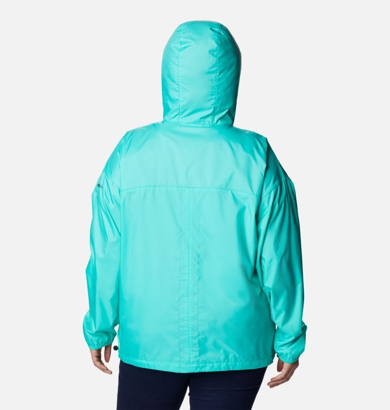 Columbia Alpine Chill Windbreaker Jakke Dame Turkis | Plus Size 54136S